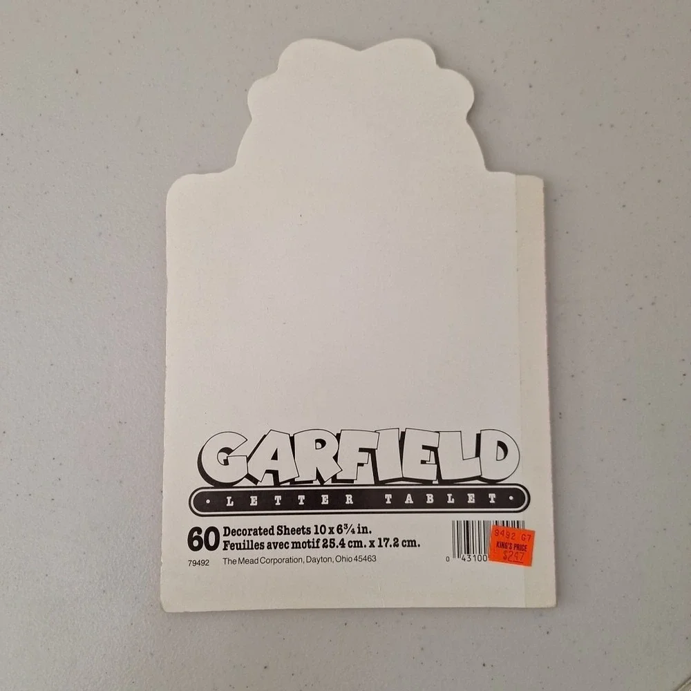Vintage 1978 Mead GARFIELD & ODIE Letter Tablet Paper Writing Notepad, Set of 4